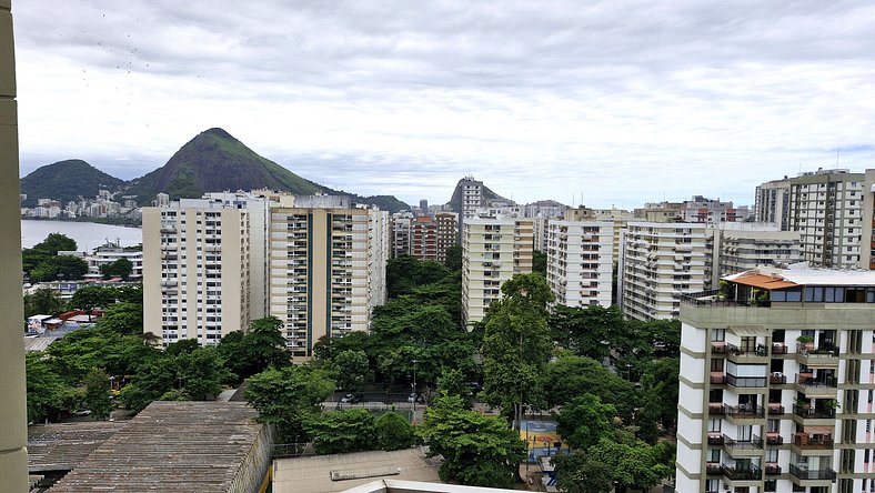 Apto com linda vista para 5 pessoas