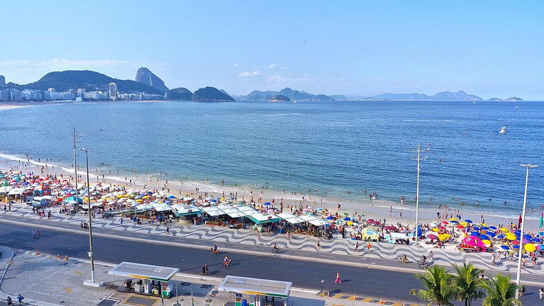 Apto retro frente al mar para hasta 10 personas