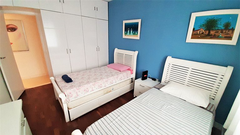 Hermoso apartamento en Leblon para hasta 6 personas