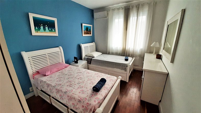 Hermoso apartamento en Leblon para hasta 6 personas