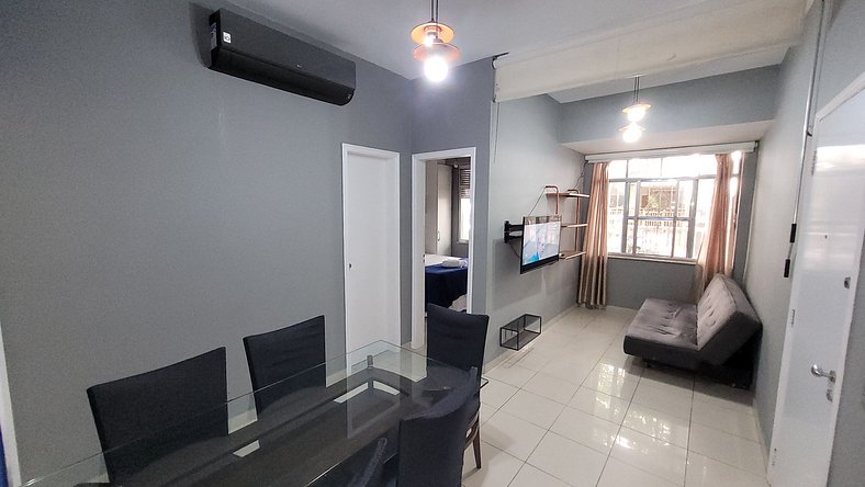 Hermoso apartamento en zona privilegiada de Leblon