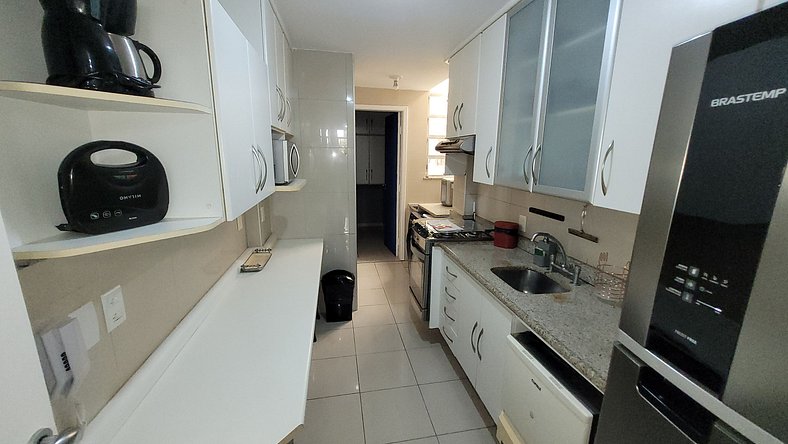 Hermoso apartamento en zona privilegiada de Leblon