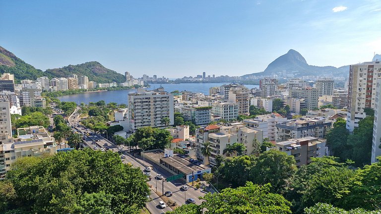 Jardim Botanico com vista para Lagoa