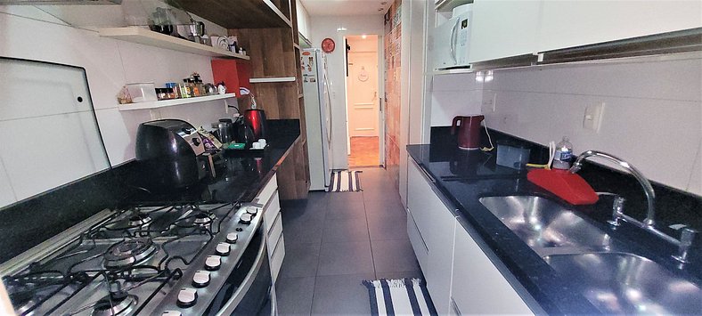 Lindo e moderno apartamento de 3 quartos